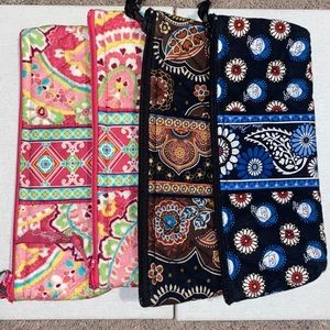 Vera Bradley Pencil Pouch Bundle (4 pouches)